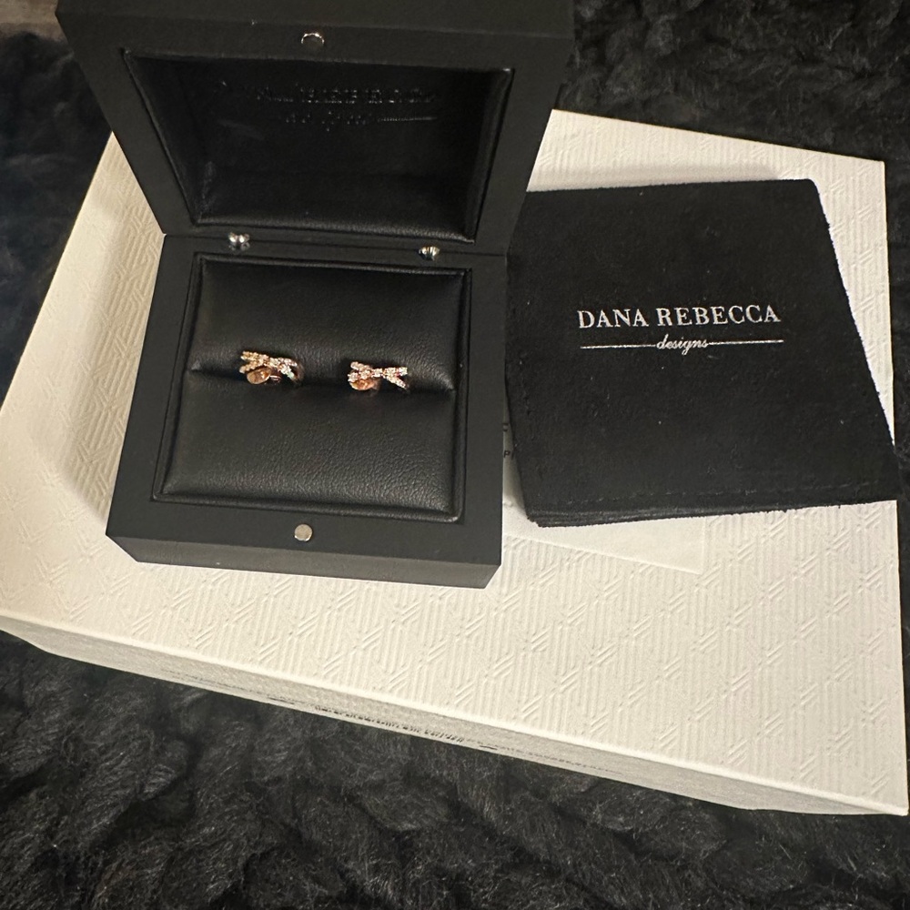 Dana Rebecca Designs Rose Gold Earrings